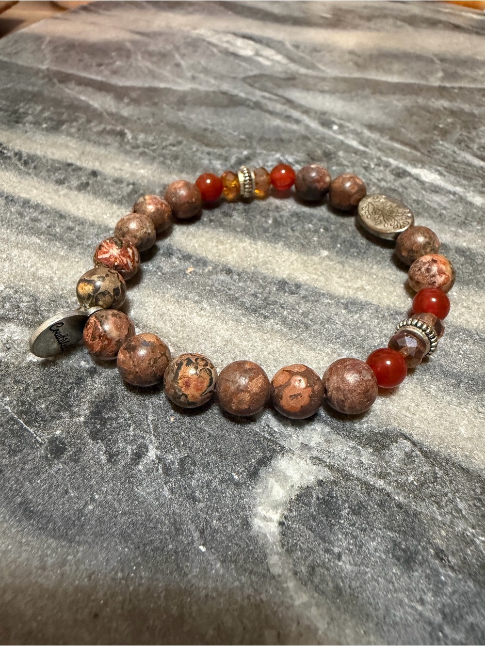 CreatiVal Handmade Bead Stretch Bracelet